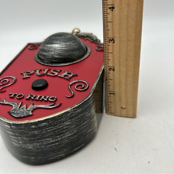 Gemmy Halloween Animatronic Eyeball Doorbell w/ Light & Sounds Multiple Phrases - Picture 5 of 11